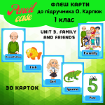 Unit 3. My Family 1 клас (флеш-карти)