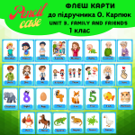 Unit 3. My Family 1 клас (флеш-карти) - Зображення 2